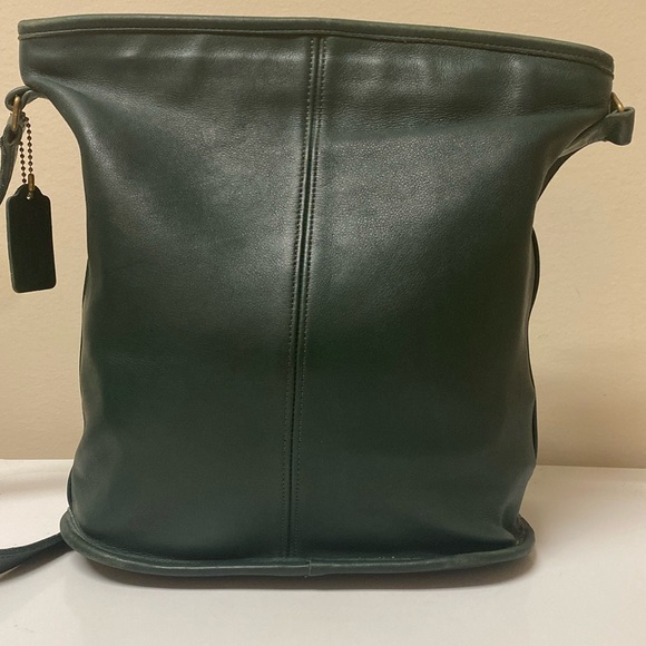 Coach Bags Rare Vintage Coach Forest Green Bucket Bag Poshmark